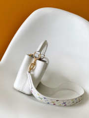 Uubags Louis Vuitton M13253 LV x TM Capucines Mini Bag In White 13.6x8x21cm - 3