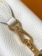 Uubags Louis Vuitton M13253 LV x TM Capucines Mini Bag In White 13.6x8x21cm - 6