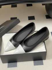 Uubags Chanel Ballerina Shoes Gradient Sheepskin & Sheepskin Black & White - 5