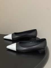 Uubags Chanel Ballerina Shoes Gradient Sheepskin & Sheepskin Black & White - 2