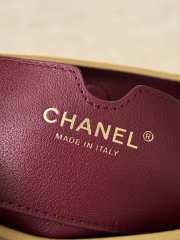 Uubags Chanel 26C Quilted Metallic Gold Baguette Bag 14x22.5x7.5cm - 3