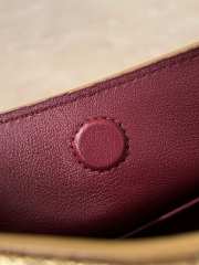 Uubags Chanel 26C Quilted Metallic Gold Baguette Bag 14x22.5x7.5cm - 2