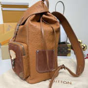 Uubags Louis Vuitton N89112 Montsouris Cargo Backpack In Caramel 34x17x40cm - 2