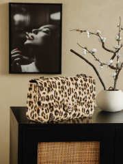 Uubags Chanel Large Classic Double Flap Bag Leopard Print Calfskin 18x33x8cm - 5