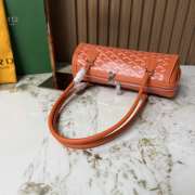 Uubags Goyard Bonbonnière bag in orange 30x10.5x12cm - 4