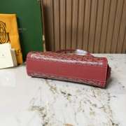 Uubags Goyard Bonbonnière bag in red 30x10.5x12cm - 5