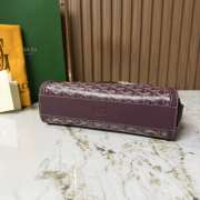 Uubags Goyard Bonbonnière bag in burgundy 30x10.5x12cm - 4