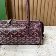 Uubags Goyard Bonbonnière bag in burgundy 30x10.5x12cm - 3