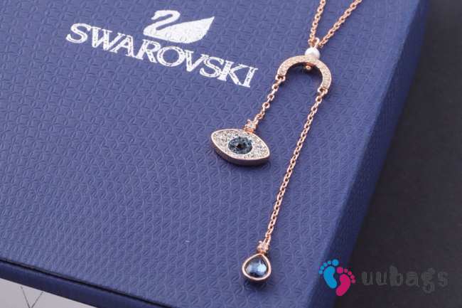 Uubags Swarovski Symbolic Evil Eye Y Necklace - 1