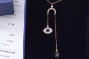 Uubags Swarovski Symbolic Evil Eye Y Necklace - 2