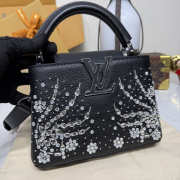 Uubags Louis Vuitton M25934 Capucines Mini Bag In Lily Black 21x13.6x8cm - 3