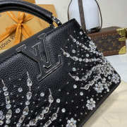 Uubags Louis Vuitton M25934 Capucines Mini Bag In Lily Black 21x13.6x8cm - 2