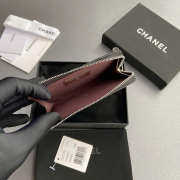 Uubags Chanel Classic Zipped Card Holder Grained Shiny Calfskin & Gold-Tone Metal In Black 8.5x13.3x2.9cm - 4