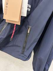 Uubags Miu Miu Technical fabric blouson jacket in navy - 4