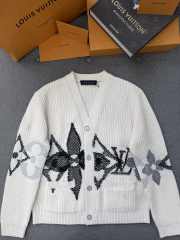 Uubags Louis Vuitton 1AJBX8 Wool Coat In Almond Milk Color - 2