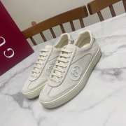 Uubags Gucci G75 sneaker in white suede  - 1