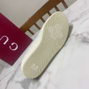 Uubags Gucci G75 sneaker in white suede  - 5