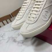 Uubags Gucci G75 sneaker in white suede  - 3