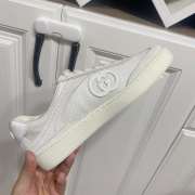 Uubags Gucci G75 sneaker in white suede  - 2