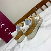 Uubags Gucci G75 sneaker in brown suede - 6