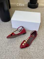 Uubags Chloe Cleia sandal in grenat - 5