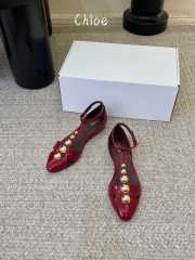 Uubags Chloe Cleia sandal in grenat - 4