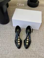 Uubags Chloe Cleia heeled sandal in black 7cm - 6