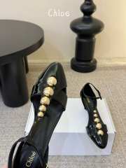 Uubags Chloe Cleia heeled sandal in black 7cm - 5