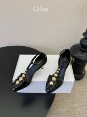 Uubags Chloe Cleia heeled sandal in black 7cm - 3