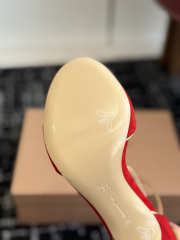 Uubags Gianvito Rossi Ankle Strap Sandal In Red 10cm  - 2