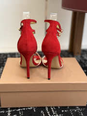 Uubags Gianvito Rossi Ankle Strap Sandal In Red 10cm  - 3