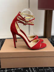 Uubags Gianvito Rossi Ankle Strap Sandal In Red 10cm  - 4