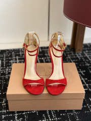 Uubags Gianvito Rossi Ankle Strap Sandal In Red 10cm  - 5