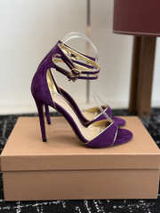 Uubags Gianvito Rossi Ankle Strap Sandal In Purple 10cm - 6