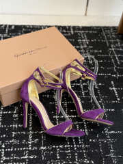 Uubags Gianvito Rossi Ankle Strap Sandal In Purple 10cm - 2