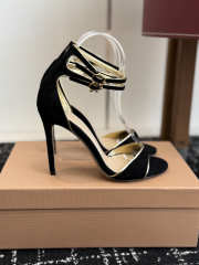 Uubags Gianvito Rossi Ankle Strap Sandal In Black 10cm - 5