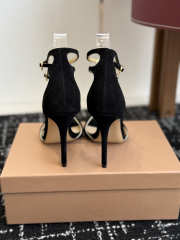 Uubags Gianvito Rossi Ankle Strap Sandal In Black 10cm - 4