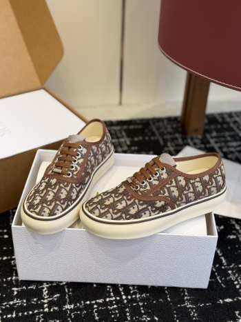 Uubags Dior Saltwind Sneaker Brown Dior Oblique Jacquard 3.5cm