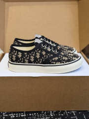 Uubags Dior Saltwind Sneaker Black/Beige Dior Oblique Jacquard 3.5cm - 1
