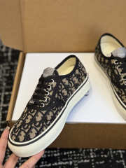 Uubags Dior Saltwind Sneaker Black/Beige Dior Oblique Jacquard 3.5cm - 2