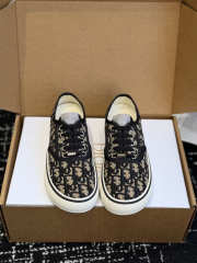 Uubags Dior Saltwind Sneaker Black/Beige Dior Oblique Jacquard 3.5cm - 3