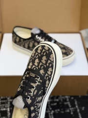 Uubags Dior Saltwind Sneaker Black/Beige Dior Oblique Jacquard 3.5cm - 4