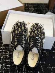 Uubags Dior Saltwind Sneaker Black/Beige Dior Oblique Jacquard 3.5cm - 6