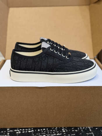 Uubags Dior Saltwind Sneaker Black Dior Oblique Jacquard 3.5cm
