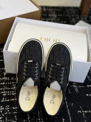 Uubags Dior Saltwind Sneaker Black Dior Oblique Jacquard 3.5cm - 2