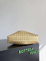 Uubags Bottega Veneta Large Dustbag Intrecciato Gold Lamina Satin Leather Pouch 33x19x8cm - 3
