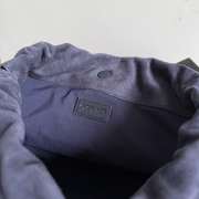 Uubags Bottega Veneta Giorno Pouch in Intrecciato Suede In Cloudy Indigo/Gravel 33x19x8cm - 3