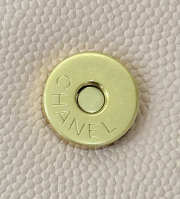 Uubags Chanel mini clutch with leather strap in light pink 17x4x12cm - 6