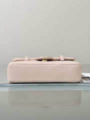 Uubags Chanel mini clutch with leather strap in light pink 17x4x12cm - 2