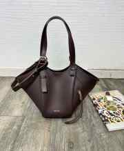 Uubags Loewe Hammock flip bag in dark chestnut classic calfskin 15x22.5x21cm - 1